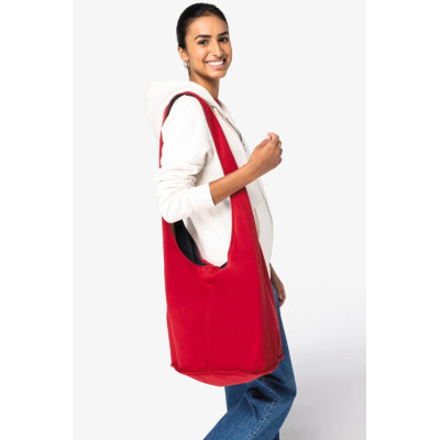 Saco a tiracolo em malha de sweat